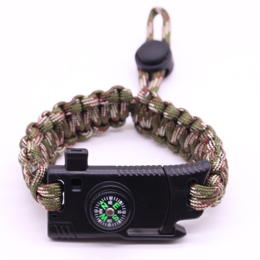 Multifunctional survival bracelet camping mountaineering adventure survival